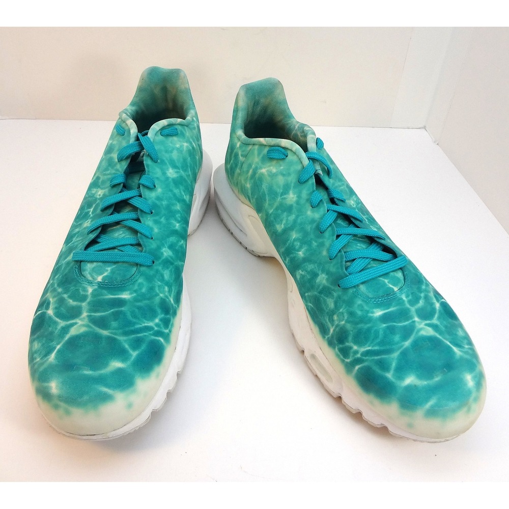 Nike Air Max Plus Fuse Tuned Air Turbo Running Shoes Mens 11 Teal Water Ripple